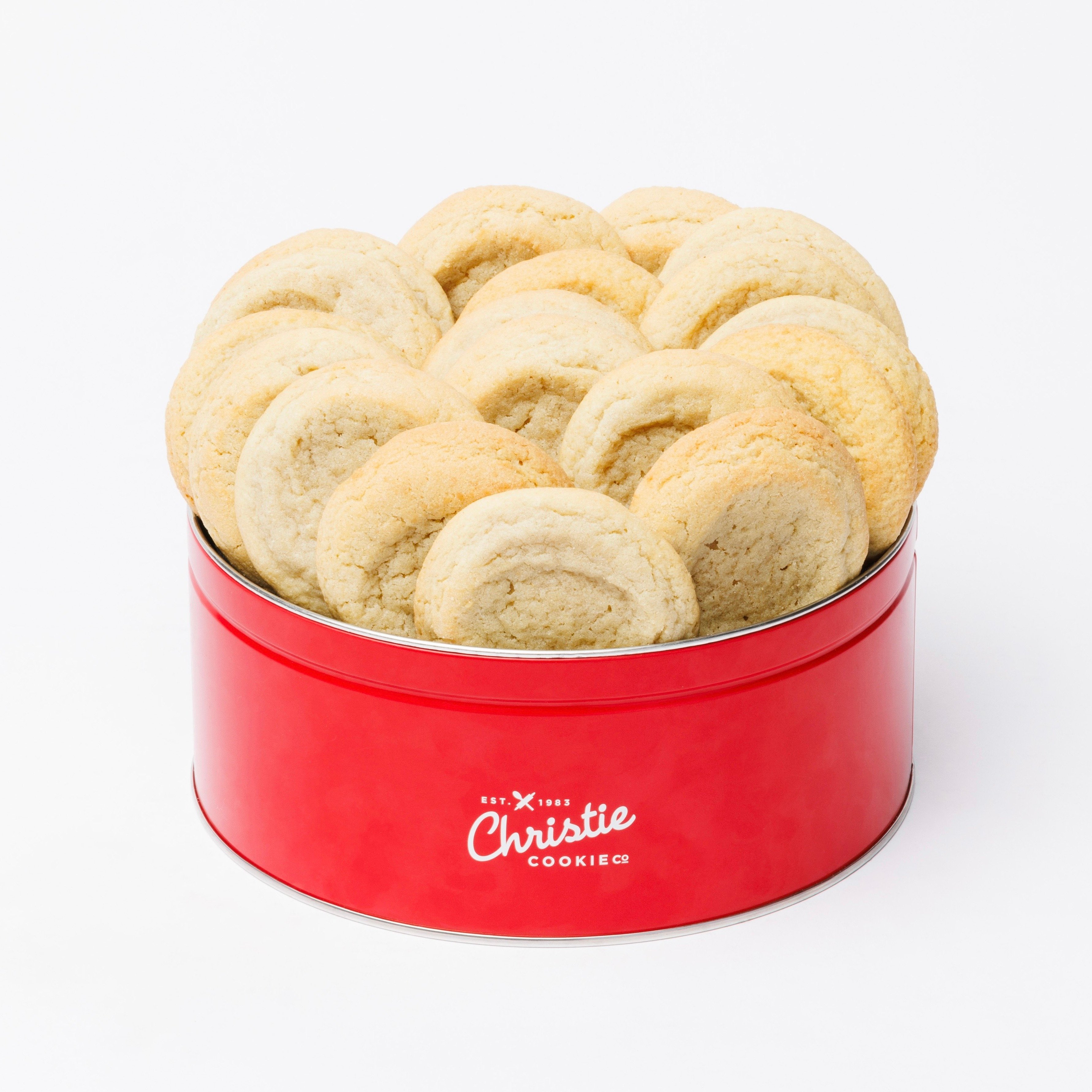 Sugar Cookie Gift Tin (18 Cookies) | The Christie Cookie Co.